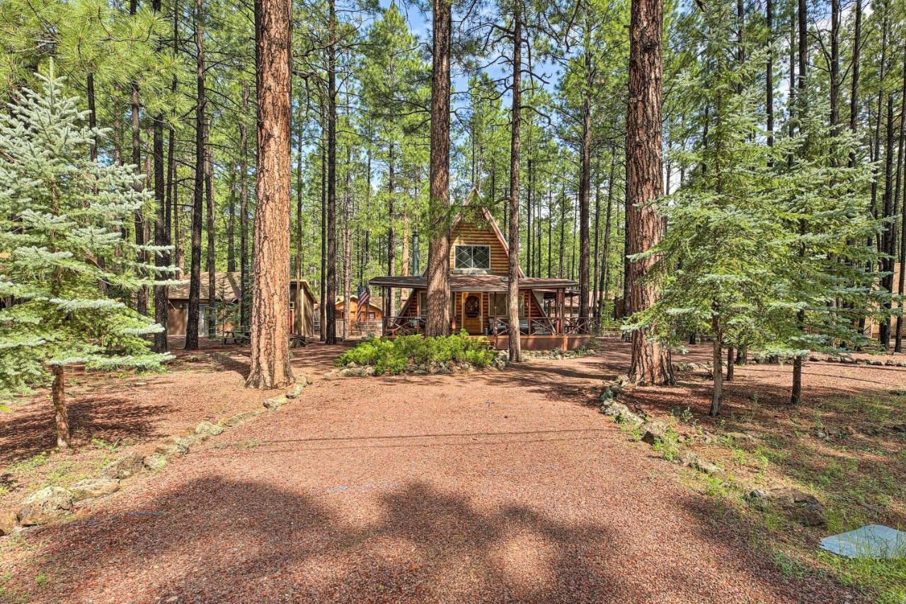 A-Frame Pinetop Lakeside Cabin Under The Pines! Vila Exterior foto