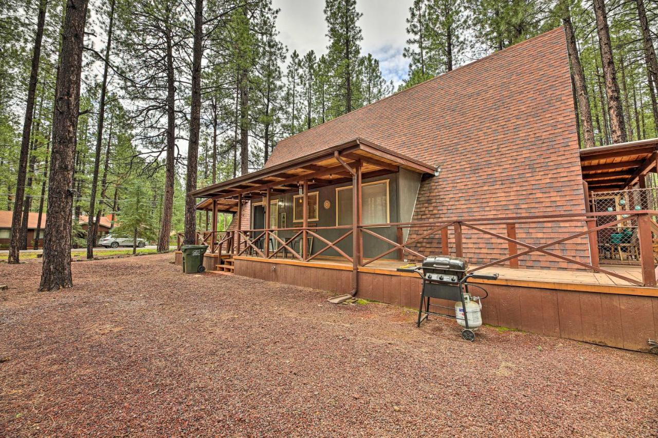 A-Frame Pinetop Lakeside Cabin Under The Pines! Vila Exterior foto